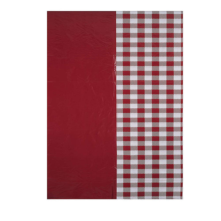 Red and White Checkered Tablecloths 4 Pack