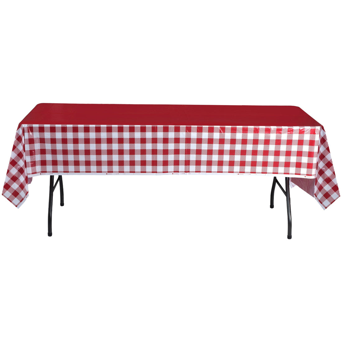 Red and White Checkered Tablecloths 4 Pack