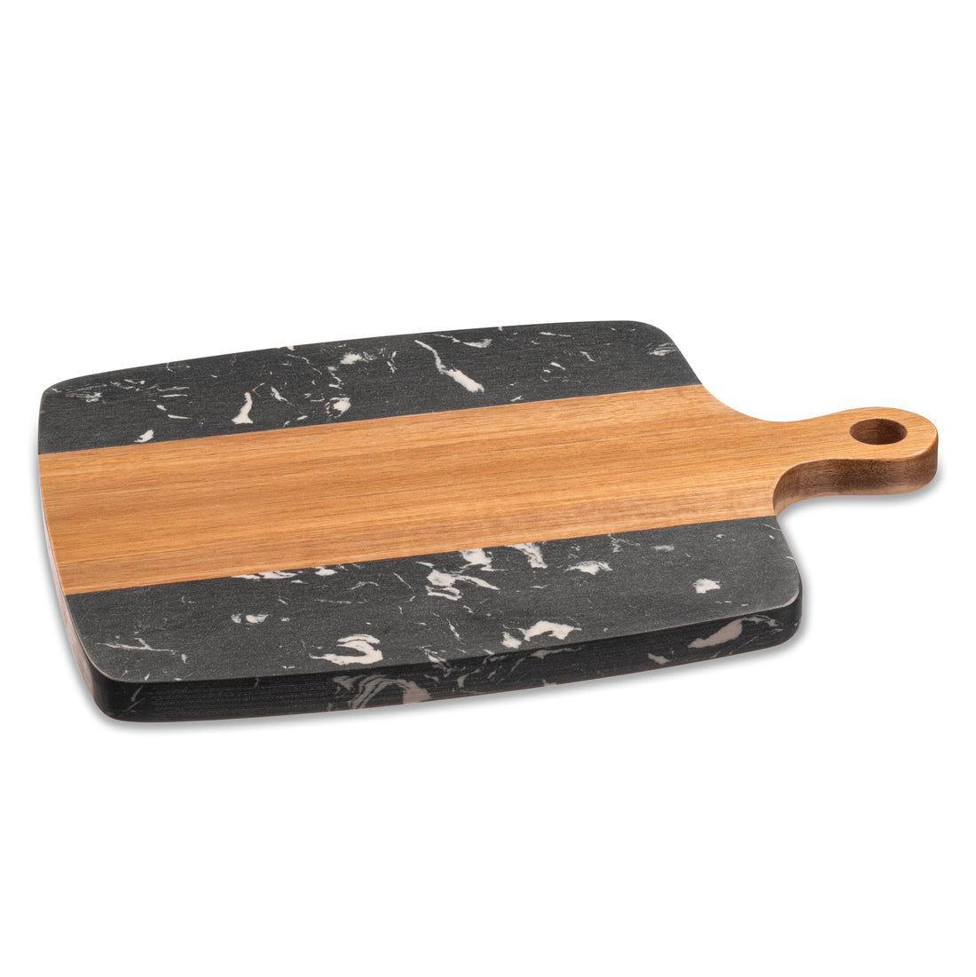 Black Paddle Shaped Acacia Resin Cheese Boards