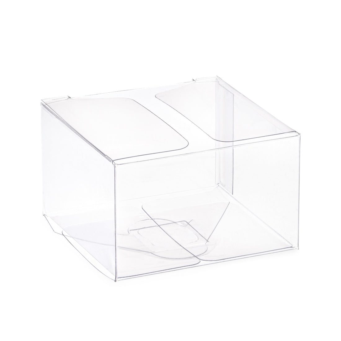 Clear PET Plastic Storage Boxes (36 Pack)