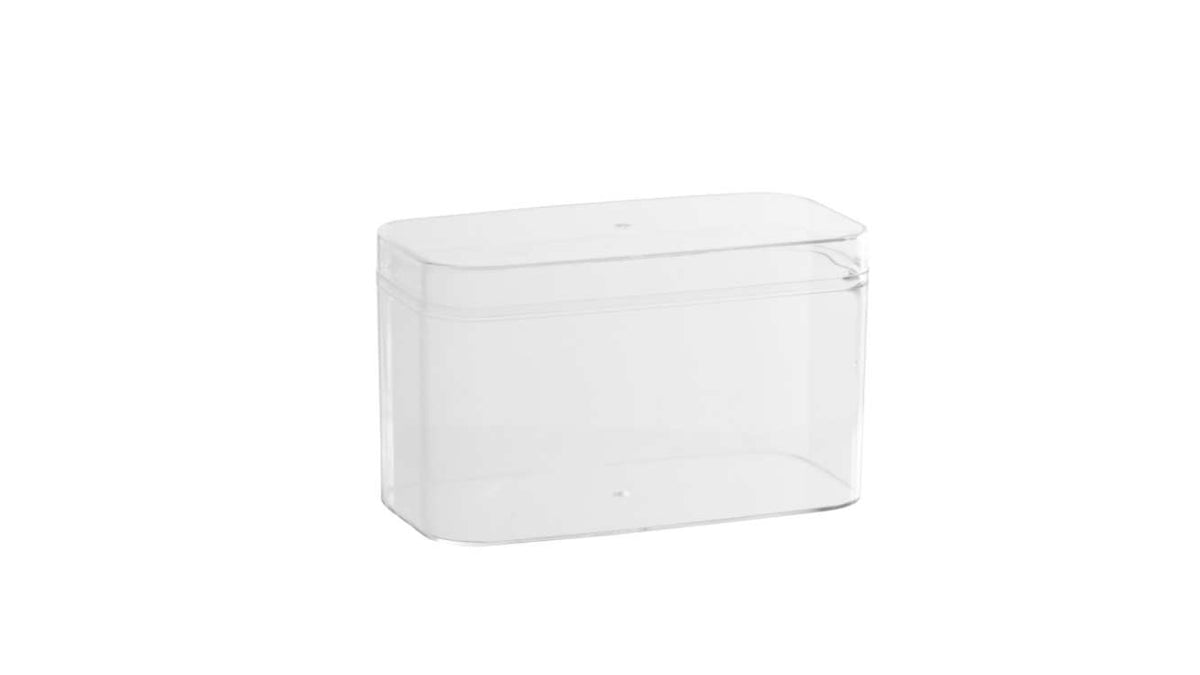  Hammont Clear Acrylic Boxes - 8 Pack - 4.75”x2.25”x2
