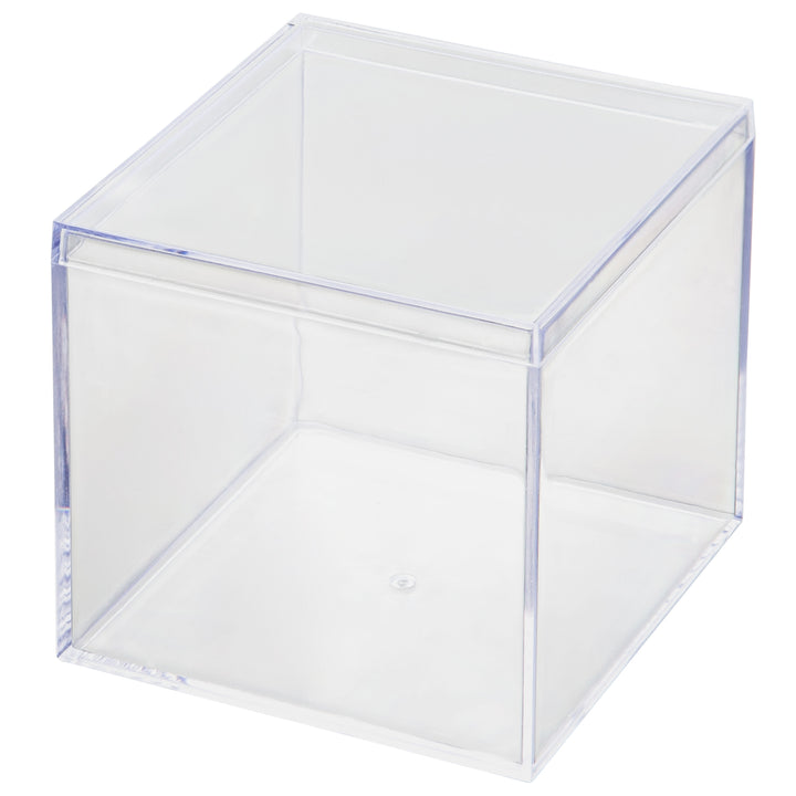 Clear Acrylic Boxes 3x3x3 4 Pack