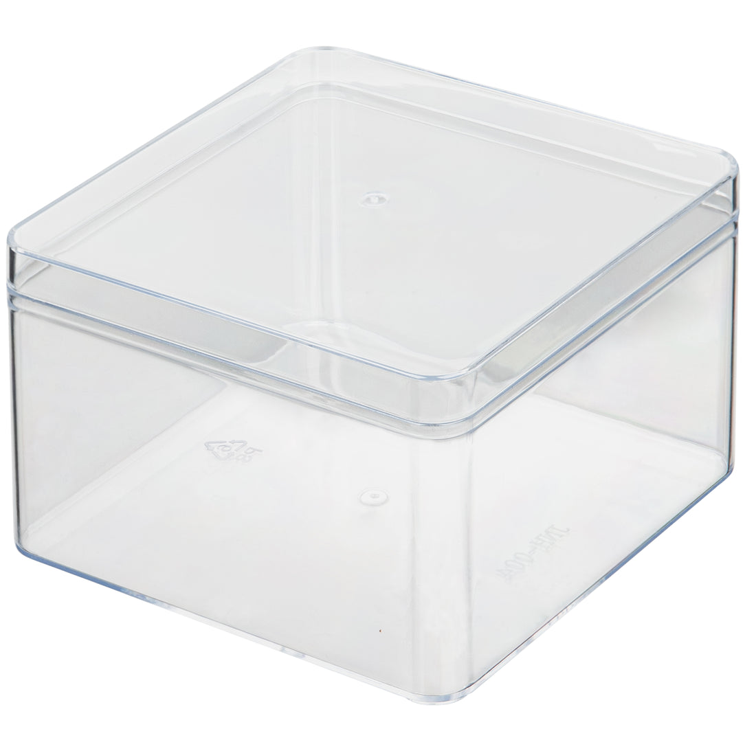 Clear Acrylic Boxes 3.75"X3.75"X2.5" 8 Pack