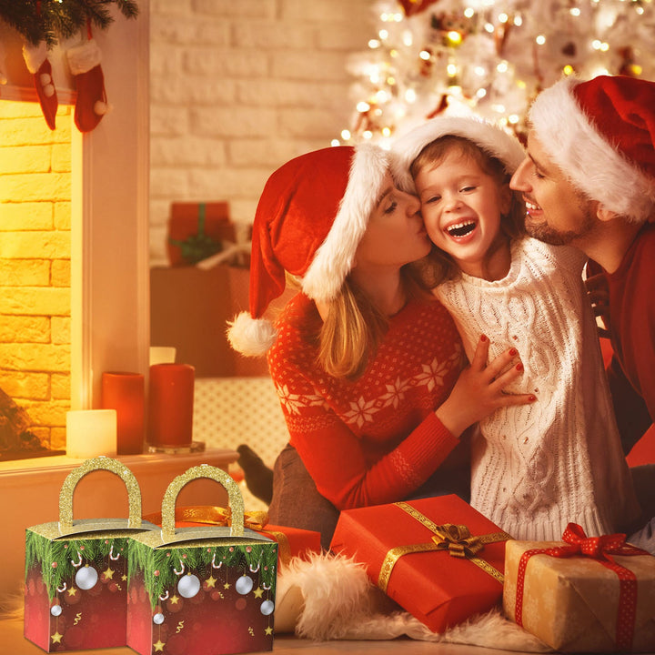 Christmas Candy Boxes 18 Pack 4.5" X 3.75" X 2.25"