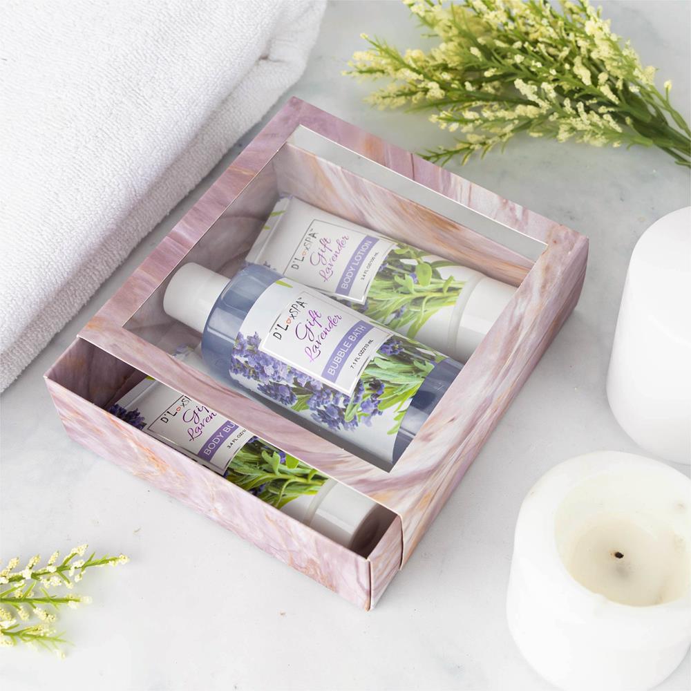 Clear Window Gift Boxes Square Pink 6" X 6" X 2" 6 Pack