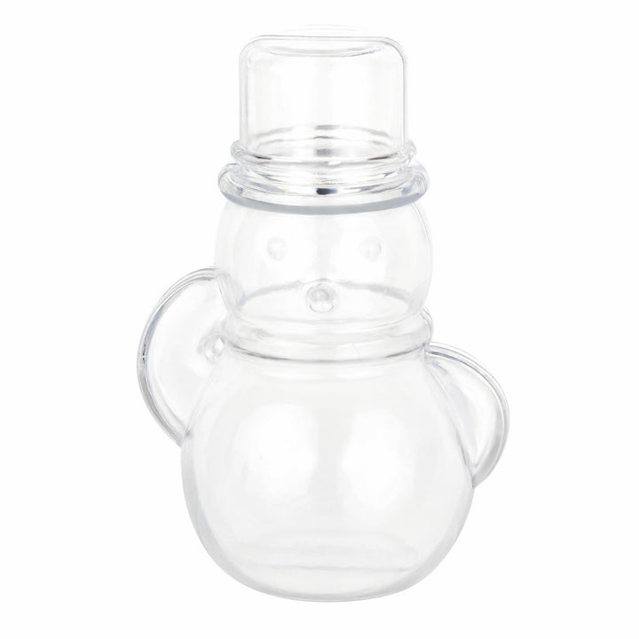 Snowman Shaped Acrylic Candy Boxes 12 Pack 1.57"X3.54"