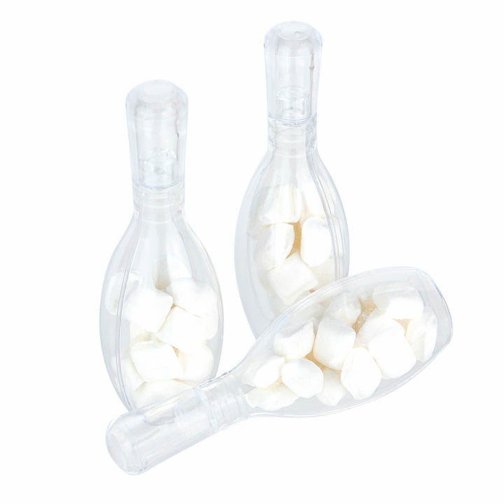 Bowling Pin Shaped Acrylic Candy Boxes 12 Pack 1.29"X4.13"