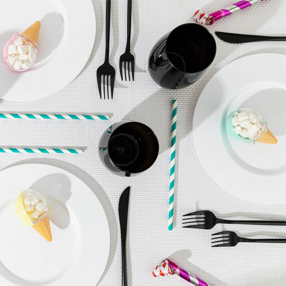 Ice Cream Shaped Acrylic Candy Boxes 12 Pack 1.96"X3.54"