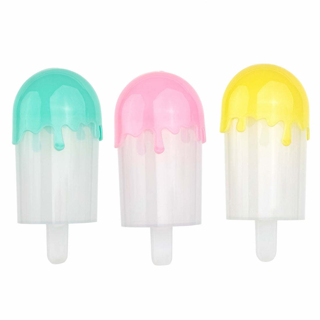 Ice Cream Shaped Acrylic Candy Boxes 9 Pack 1.88"X4.33"X1.18"