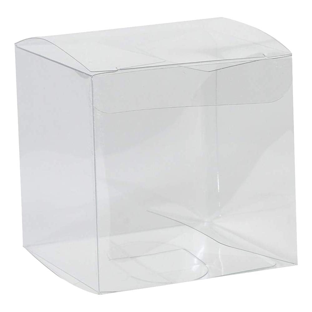 Clear Plastic Gift Boxes 2"X2"X2" 24 Pack