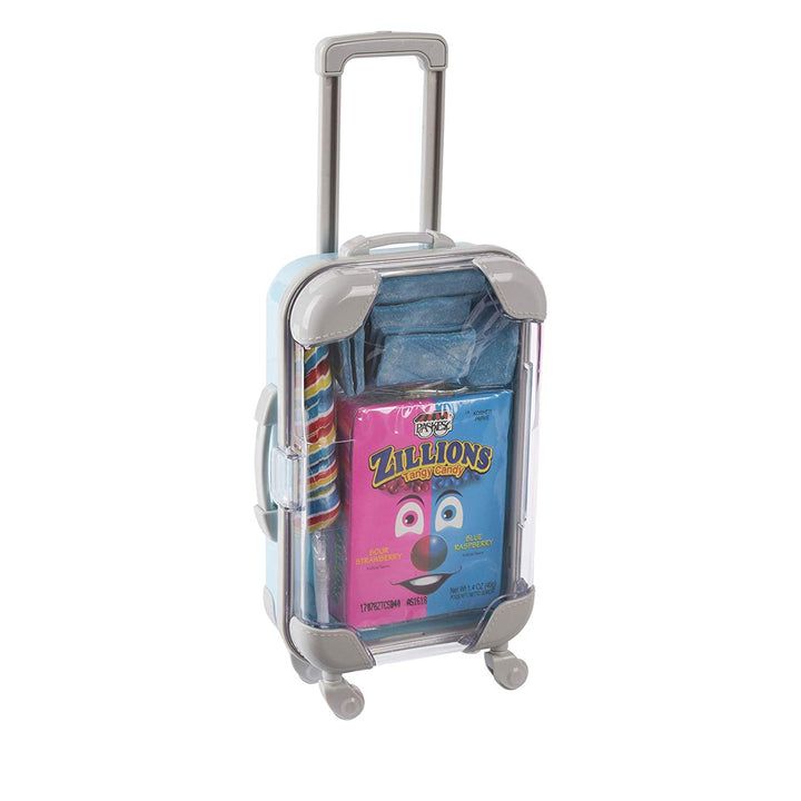Mini Suitcase 5.5"X3.5"X1.5" Blue Candy Box 4 Pack