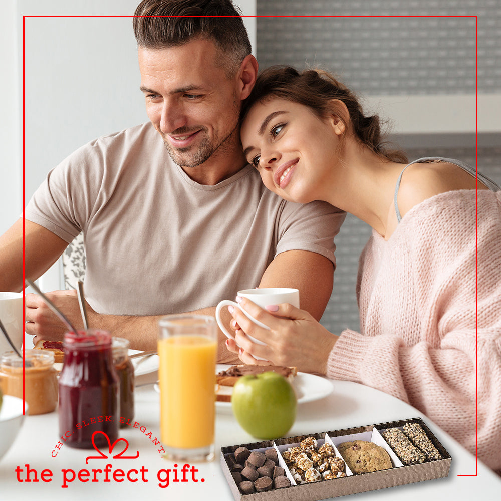 Four Section Gold Tray  4 Packs Gift Box With Clear Cover 11" X 3.75" X 1.25"