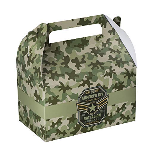 Soldier Paper Treat Boxes 10 Pack 6.25" X 3.75" X 3.5"