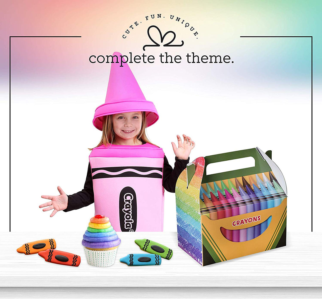 Crayon Paper Treat Boxes 10 Pack S 6.25" X 3.75" X 3.5"