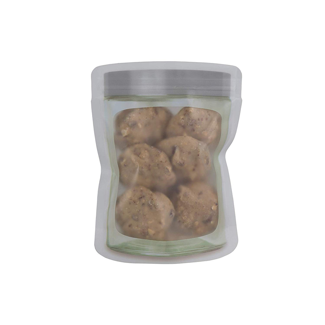 Jar Shape Airtight Bag Silver 4.25"X5.5" 10 Pack