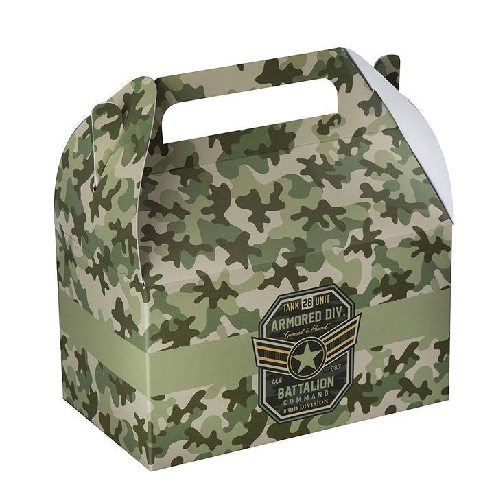 Soldier Paper Treat Boxes 10 Pack 6.25" X 3.75" X 3.5"