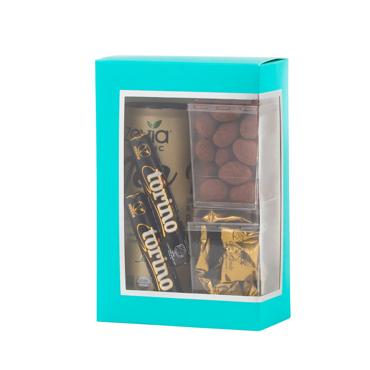 Teal Cookie Boxes 6 Pack of Small 5 x 2.5 x 7.5 inch Bakery Boxes Treat Boxes