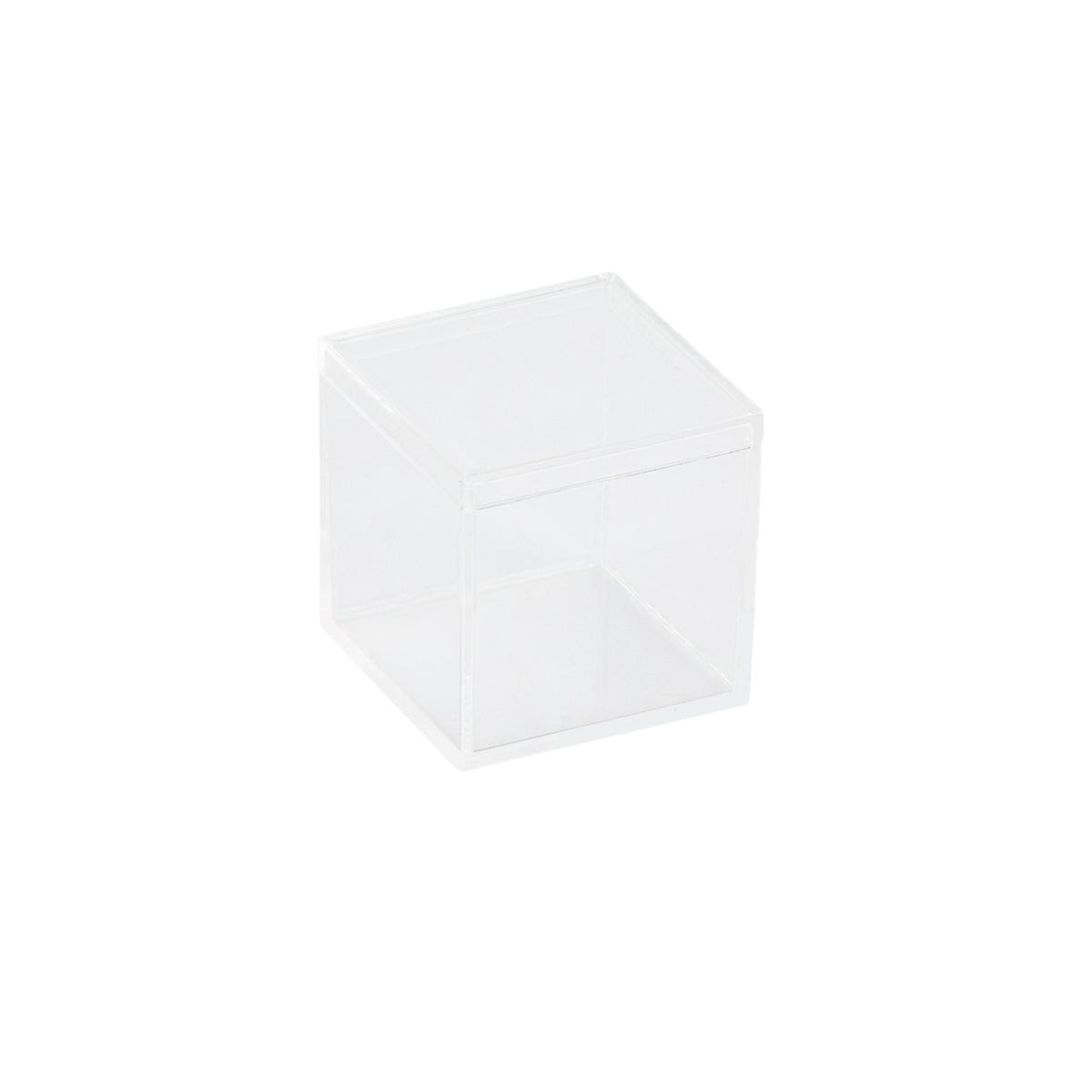 Clear Acrylic Boxes with Lid 1.75x1.75x1.75 Inches pack of 12 Storage –  Hammont