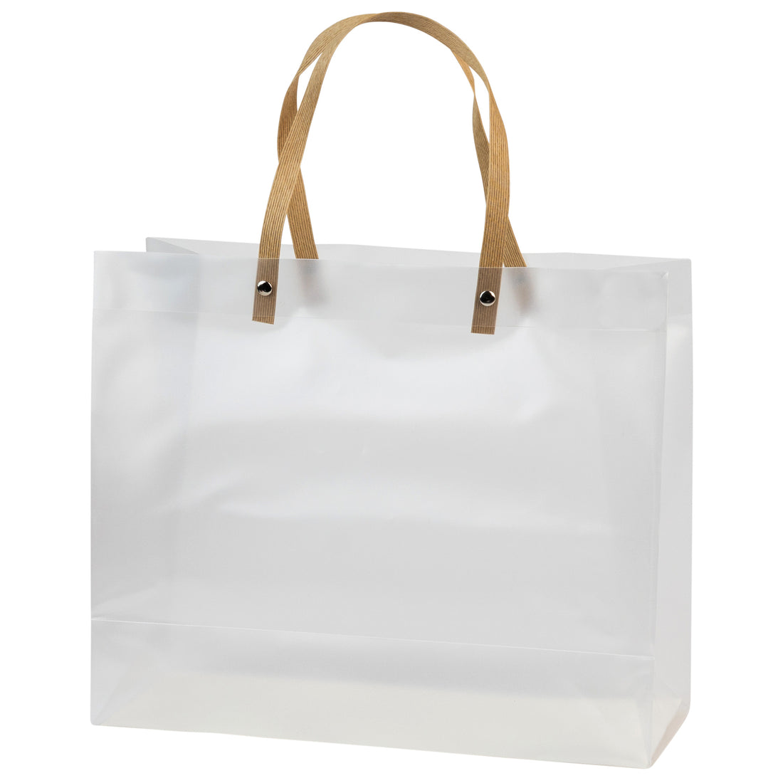 Clear Frosted Gift Large 9.75X11.75X4.5Bags 10 Pack