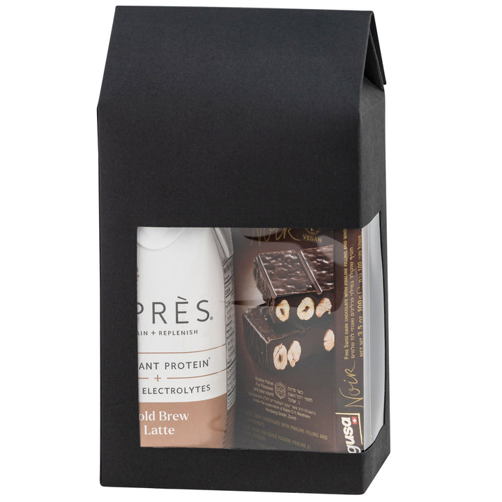 Tall Paper Boxes With Window Black 9X5X2.5Gift Boxes 8 Pack