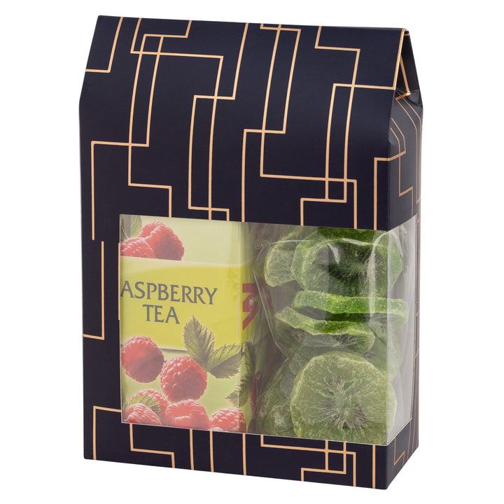 Tall Paper Boxes With Window Blue 8X5.5X2.5 Gift Boxes 8 Pack