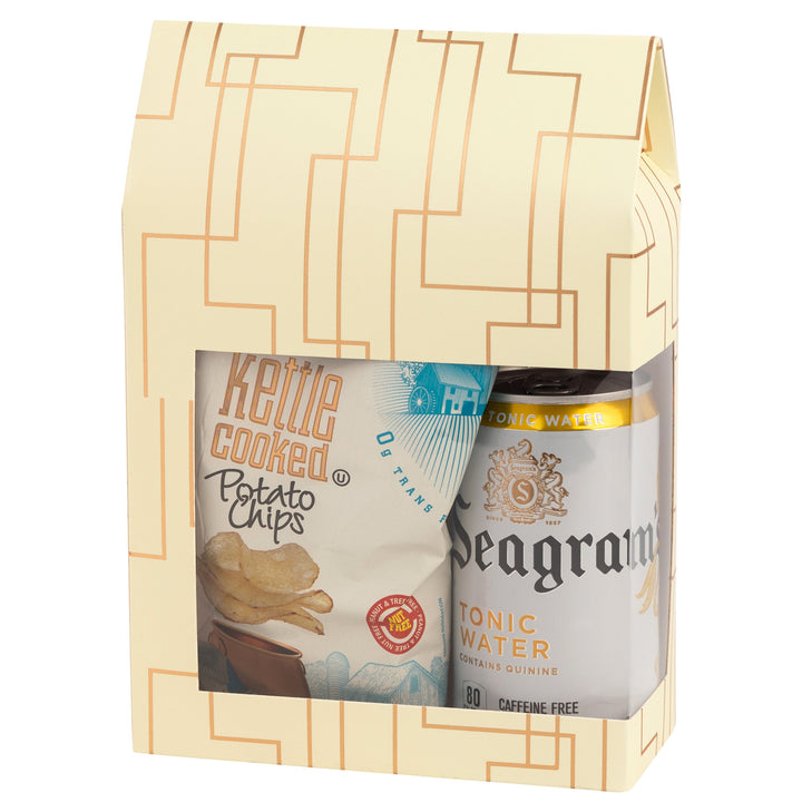 Tall Paper Boxes With Window Cream Color 8X5.5X2.5 Gift Boxes 8 Pack