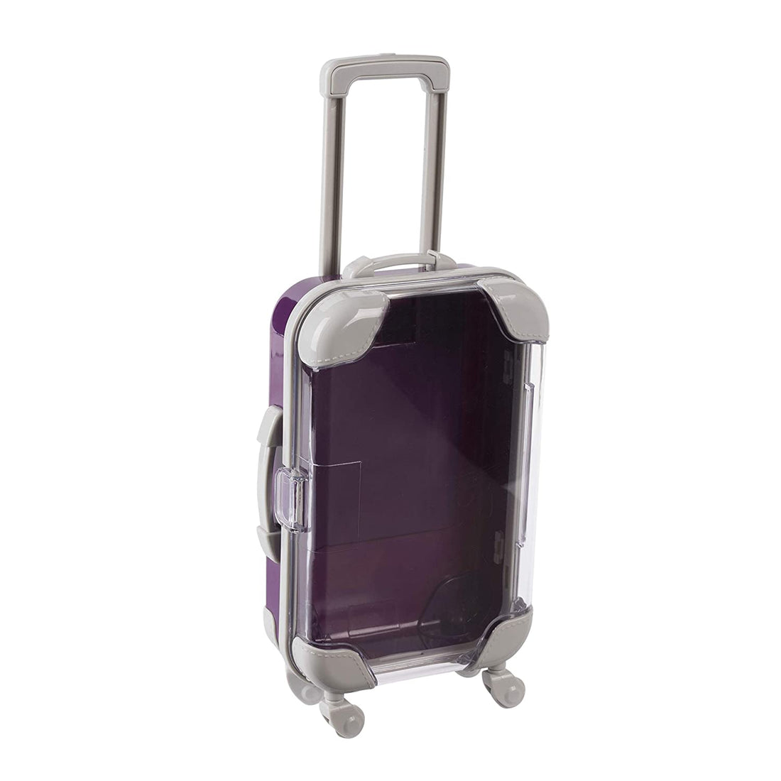 Mini Suitcase Candy Box 5.5"X3.5"X1.5" Purple 4 Pack