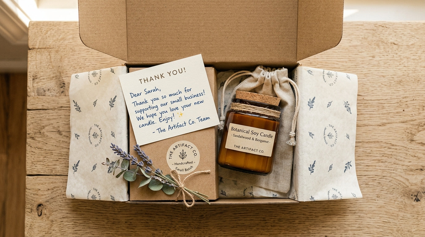 Creating an Unboxing Experience on a Small Business Budget