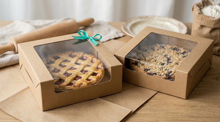 Pie Boxes With Windows: Acetate vs. PET Panels for Bakery Display