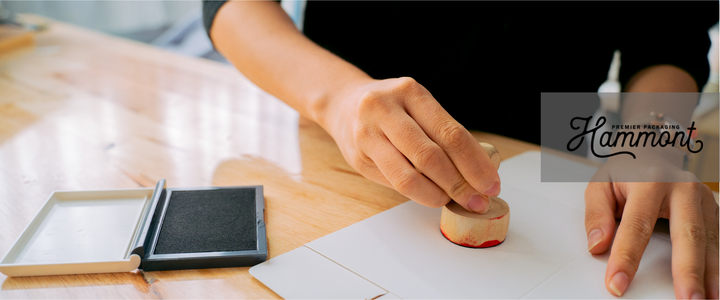 How to Use Stamps and Ink to Personalize Plain Packaging