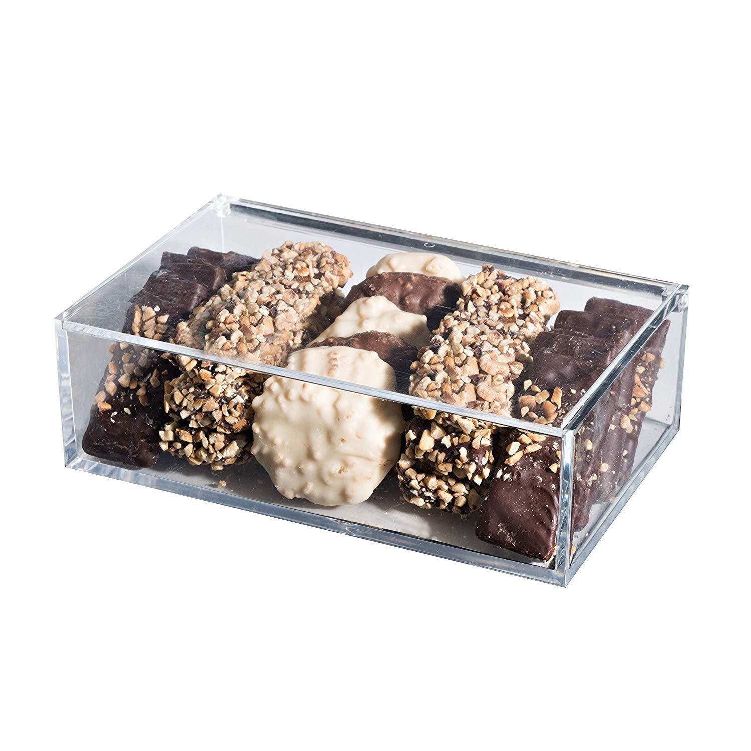 Clear Acrylic Boxes 2 Pack 6.3''X3.94''X1.97''