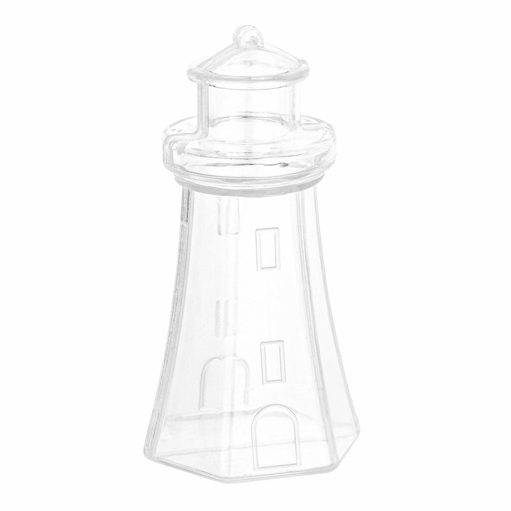 Light House Shaped Acrylic Candy Boxes 12 Pack 3.62"X1.88"X1.65"