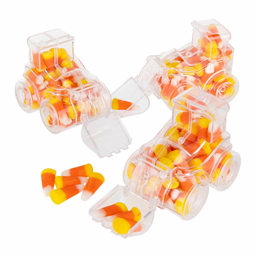 Tractor Shaped Acrylic Candy Boxes 6 Pack 3.22"X2.83"X2.28"