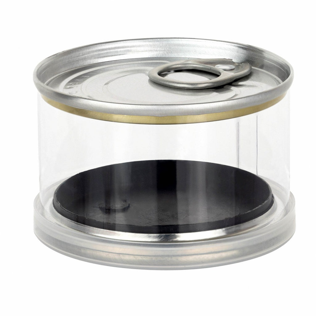 Tin Can Box Shaped Acrylic Candy Boxes 12 Pack 2.63"X1.65"