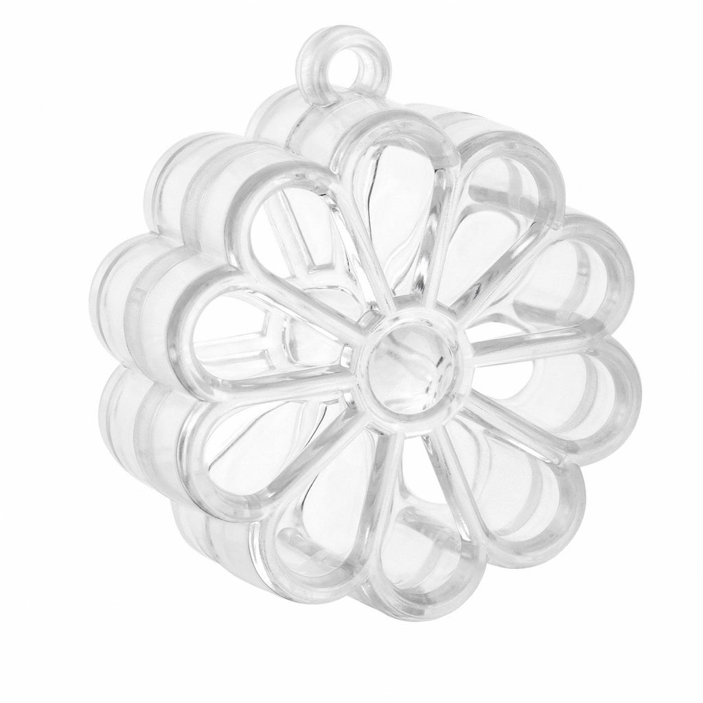 Flower Shaped Acrylic Candy Boxes 12 Pack 2.16"X2.16"X1.18"