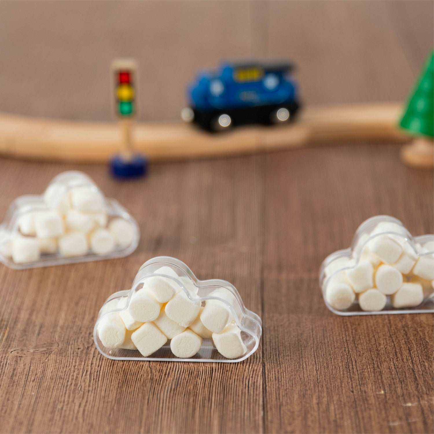 Cloud Shaped Acrylic Candy Boxes 12 Pack 3.07"X1.77"X0.98"