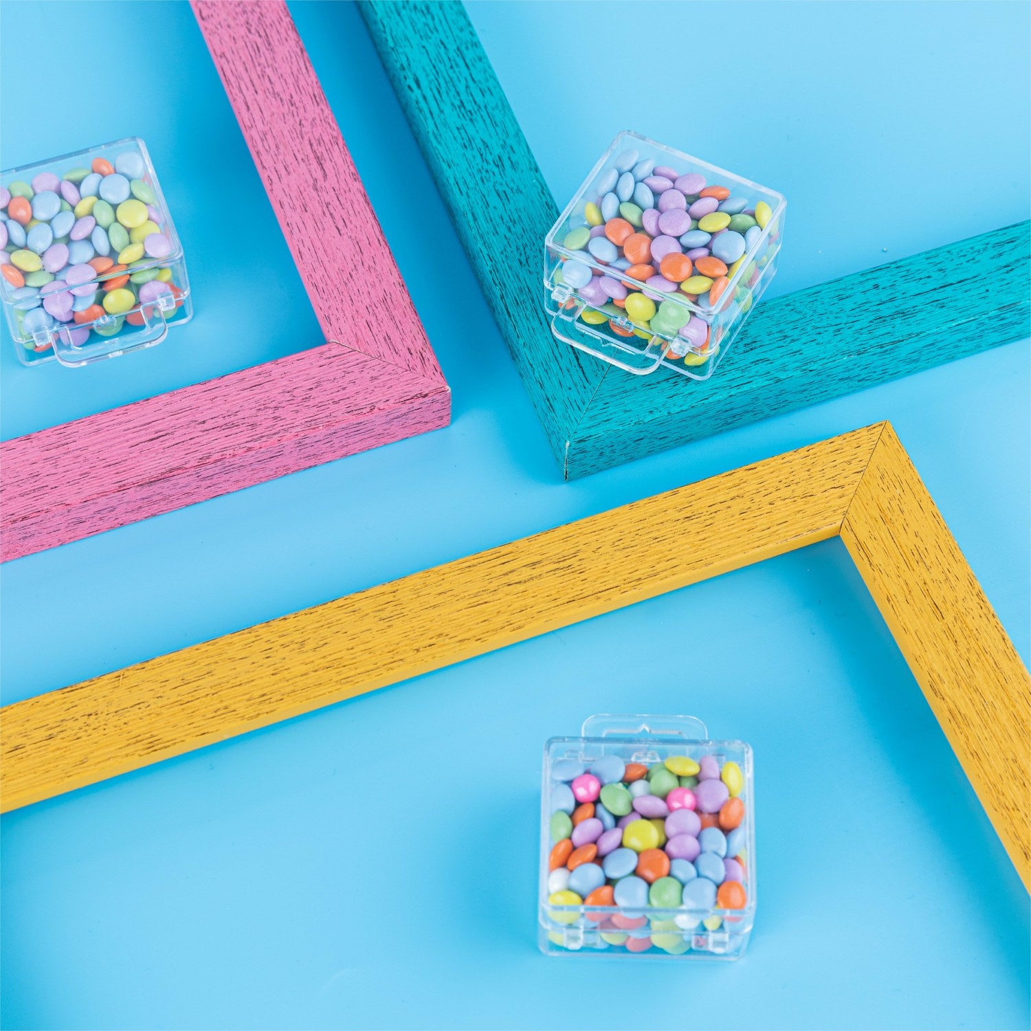 Suitcase Shaped Acrylic Candy Boxes 12 Pack 2.55"X1.96"X1.18"