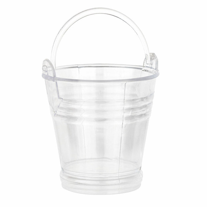 Pail Shaped Acrylic Candy Boxes 12 Pack 2.16"X2.5"