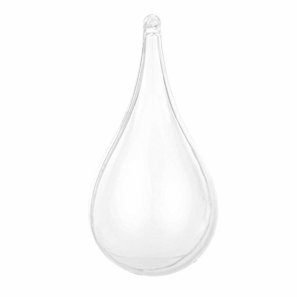 Tear Drop Shaped Acrylic Candy Boxes 12 Pack 4.34"X2.14"