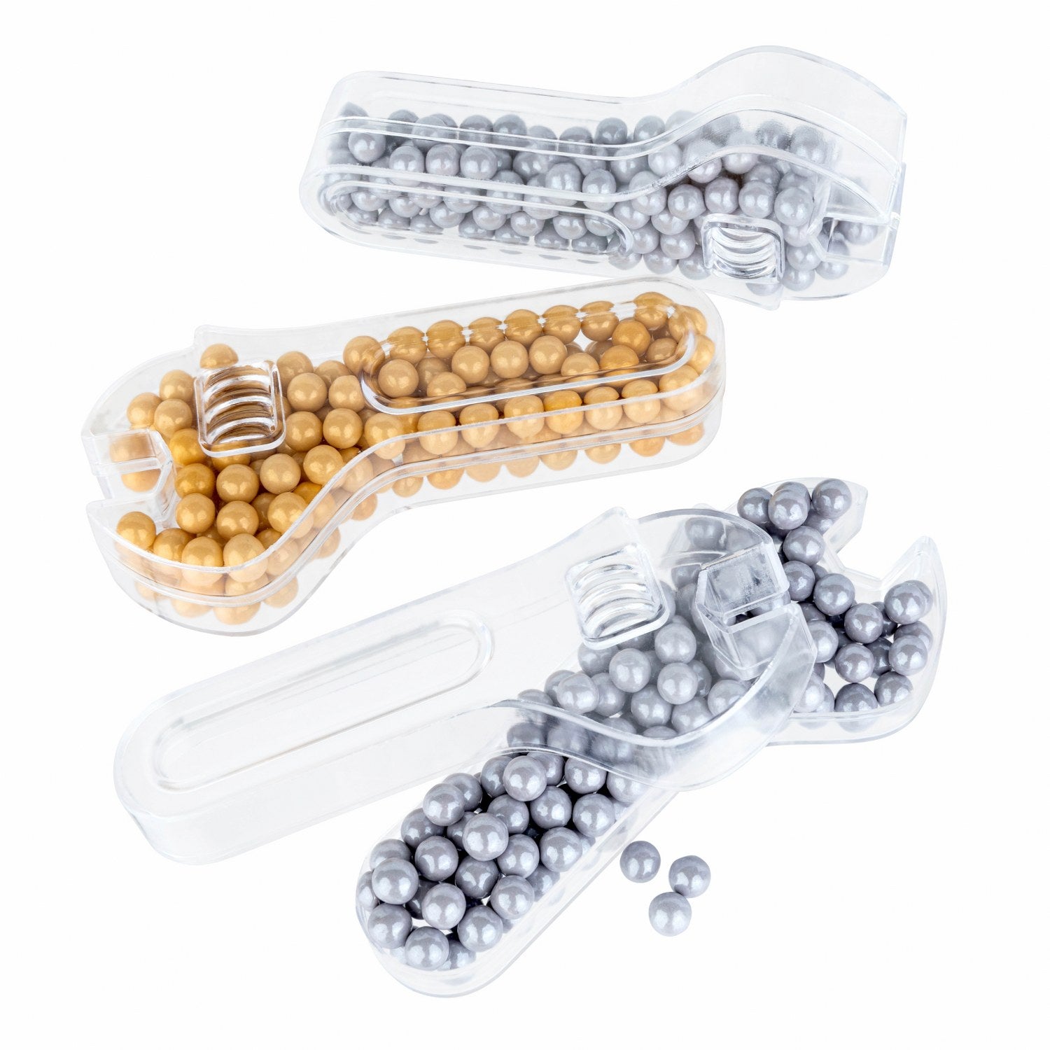Wrench Shaped Acrylic Candy Boxes 12 Pack 4.52"X1.96"X0.98"