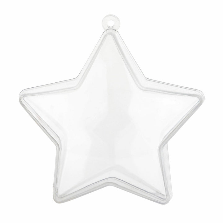 Star Shaped Acrylic Candy Boxes 12 Pack 2.95"X1.25"