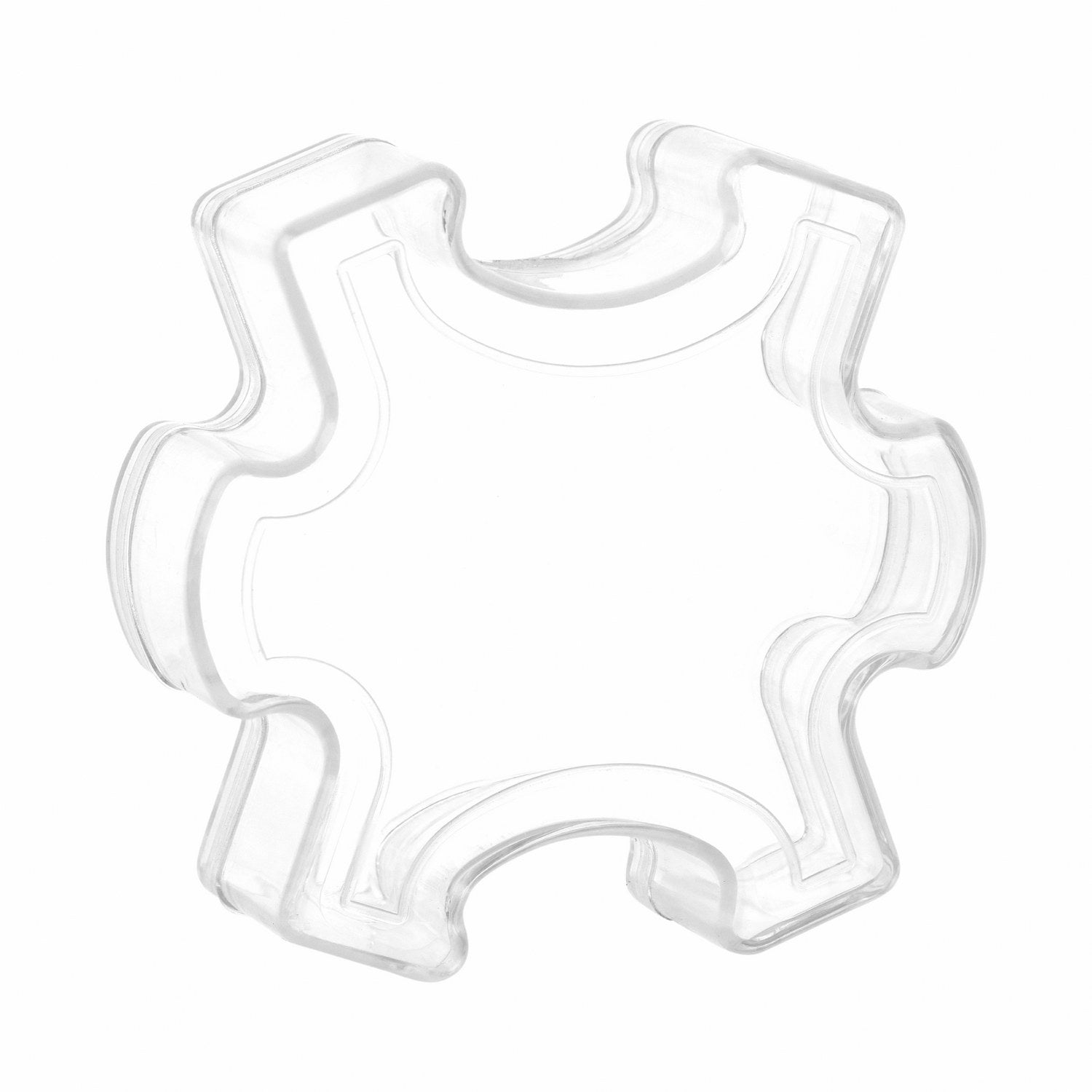 Hammont Puzzle Shaped Acrylic Candy Boxes 12 Pack 3.34"X0.98"