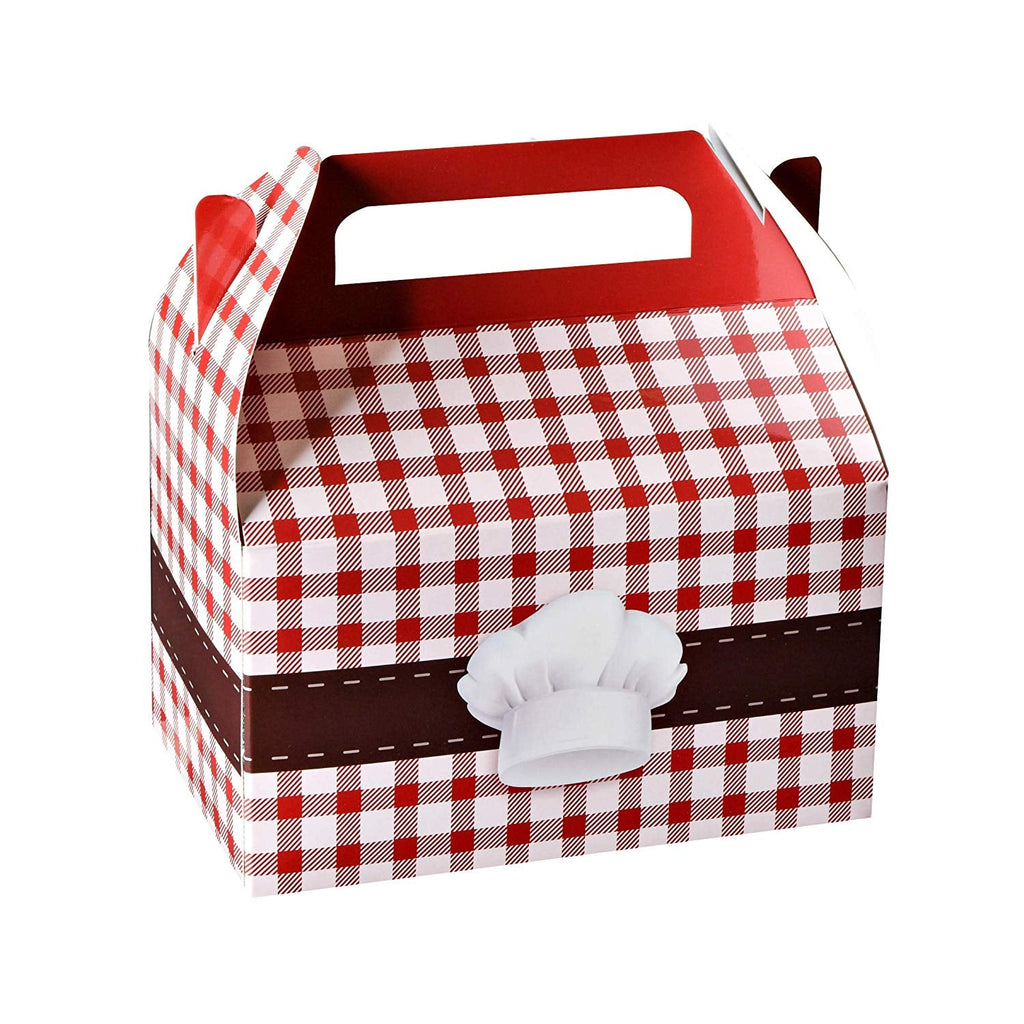 Chef Paper Treat Boxes 6.25" X 3.75" X 3.5" 10 Pack