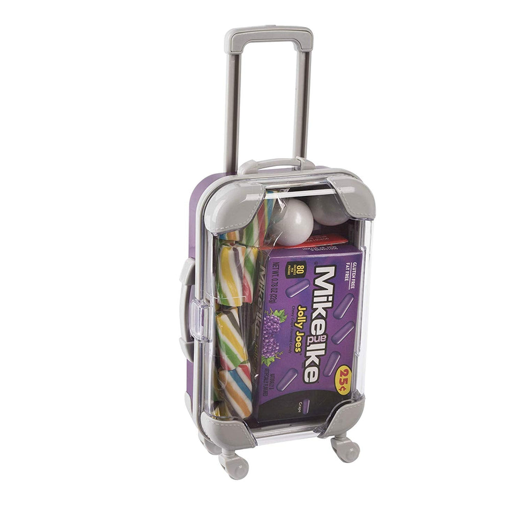 Mini Suitcase Candy Box 5.5"X3.5"X1.5" Purple 4 Pack