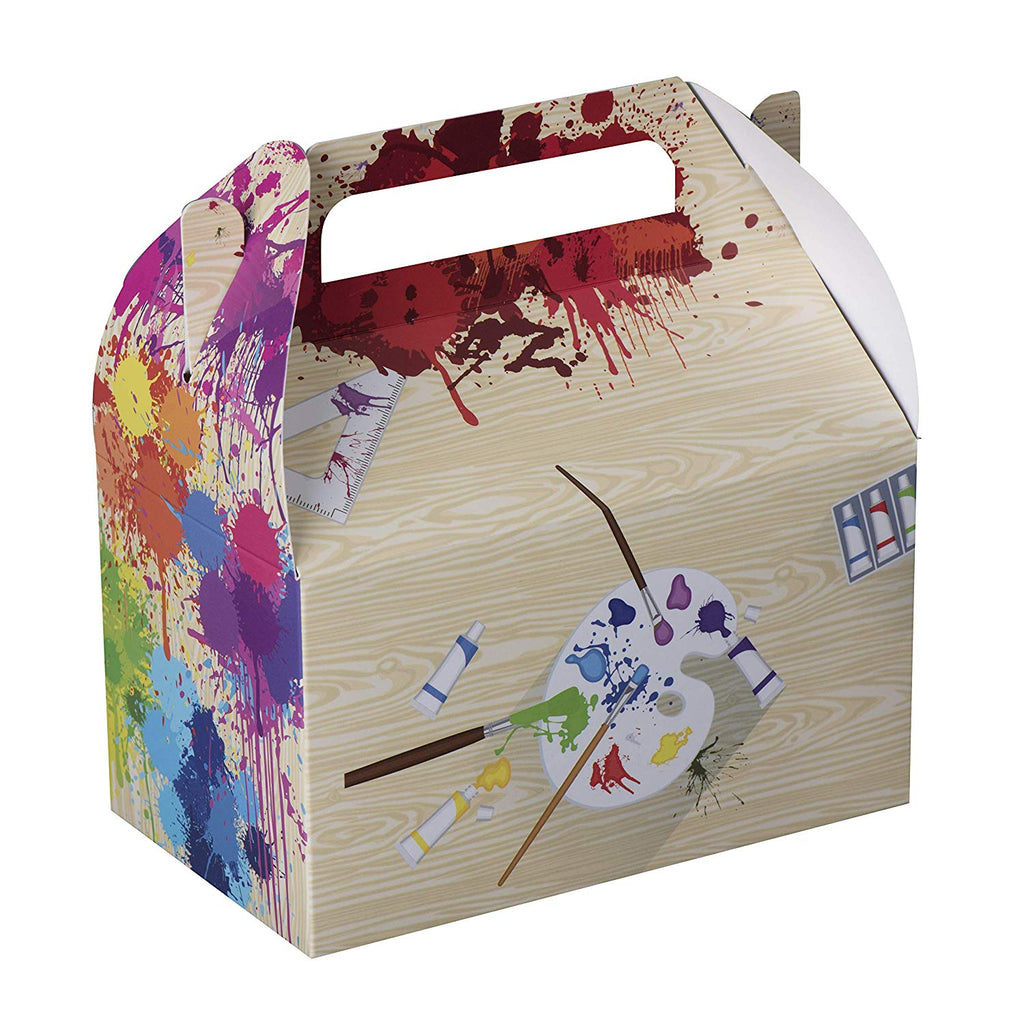 Artist Paper Treat Boxes 6.25" X 3.75" X 3.5" 10 Pack