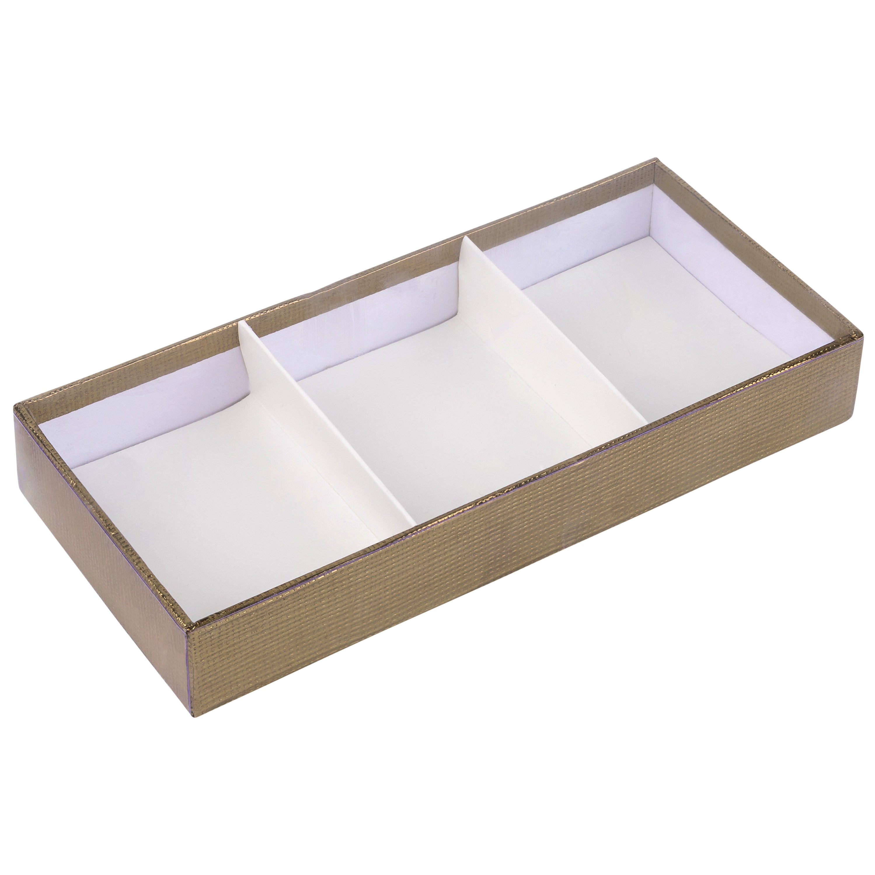 Three Section Maroon Tray 4 Packs Gift Box With Clear Cover 8.5"X3.75"X1.25"