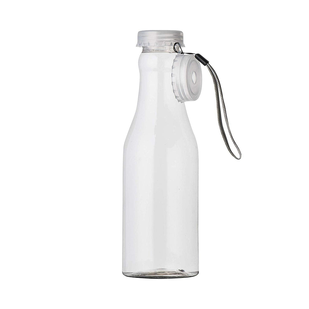 Clear Plastic Bottle With Straw 22 Oz 6 Pack
