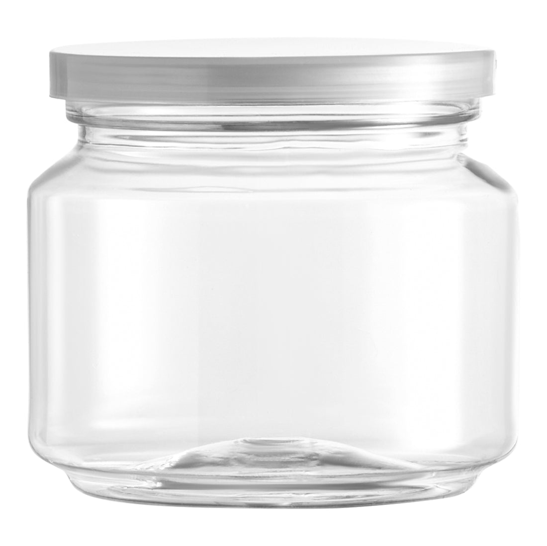 4 oz Clear Cans with Aluminum Peel-Off Seal and Snap-On Plastic Lid (200 Pack)