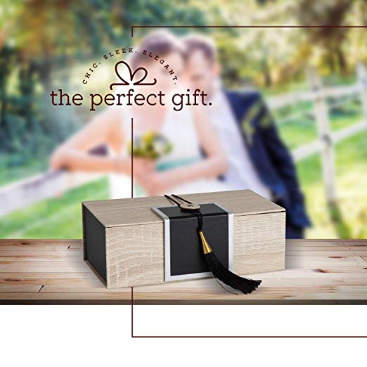 Black Gift Box With Tassel 4 Pack 7X4X 2.5