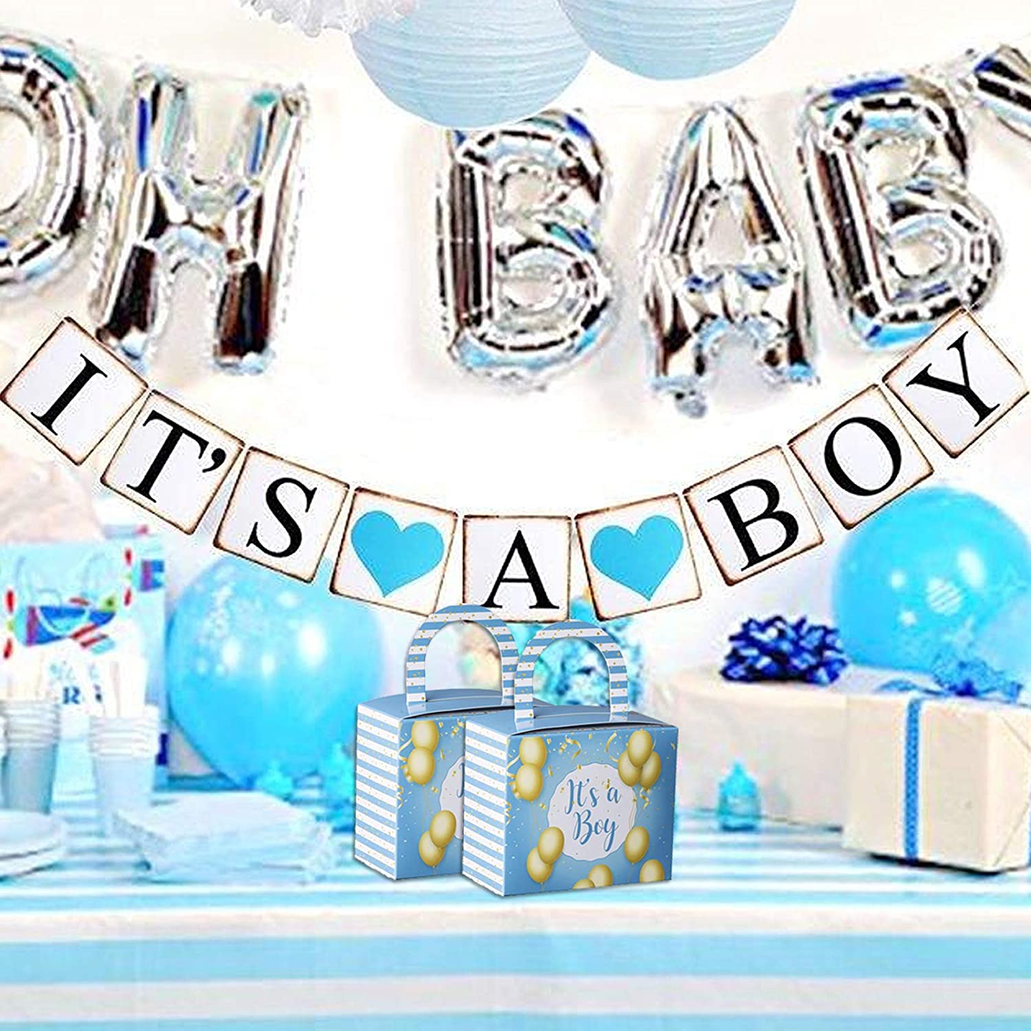 Its A Boy Candy Boxes 18 Pack 4.5" X 3.75" X 2.25"
